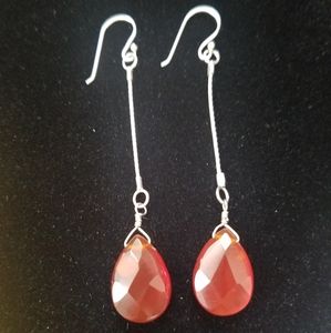 Sterling Silver and Stone Earrings